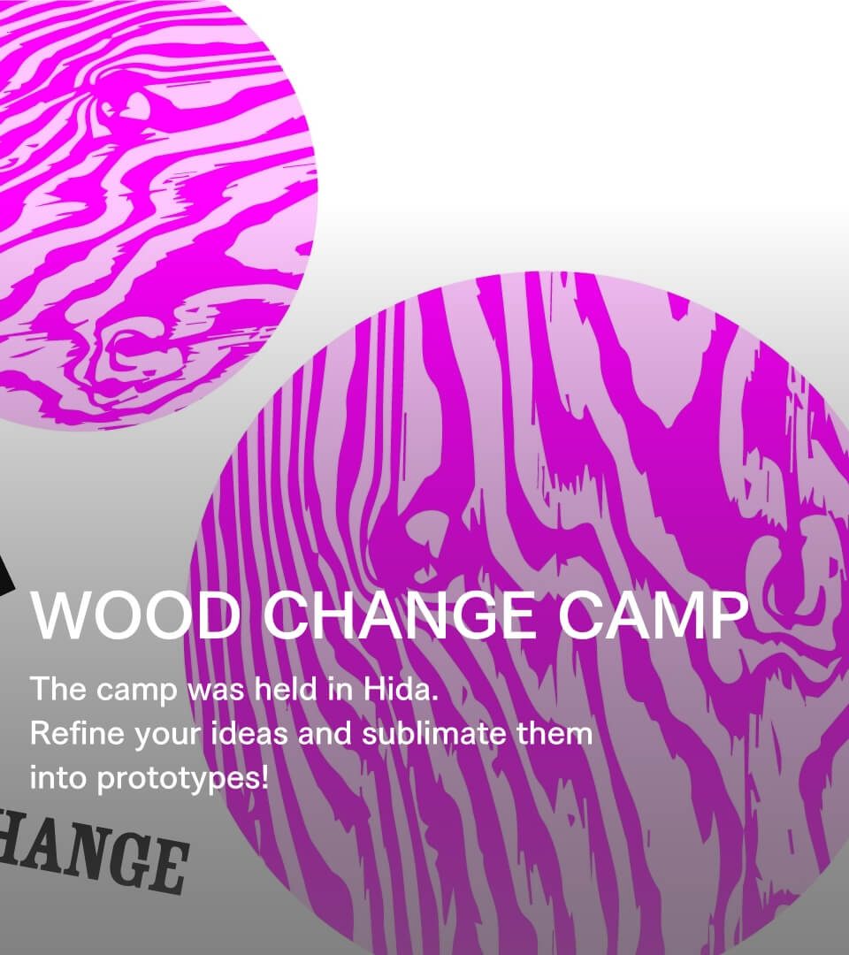 WOOD CHANGE CAMP is here.(Japanese webpage)