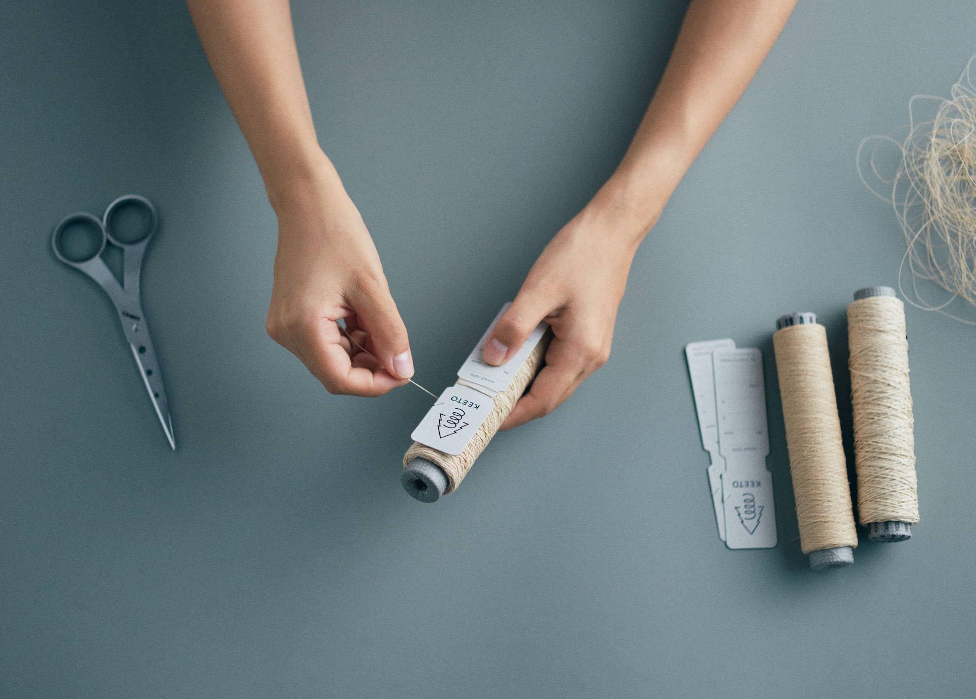 KEETO, a domestic natural fiber made from Japanese cedar KEETO, a domestic natural fiber made from Japanese cedar